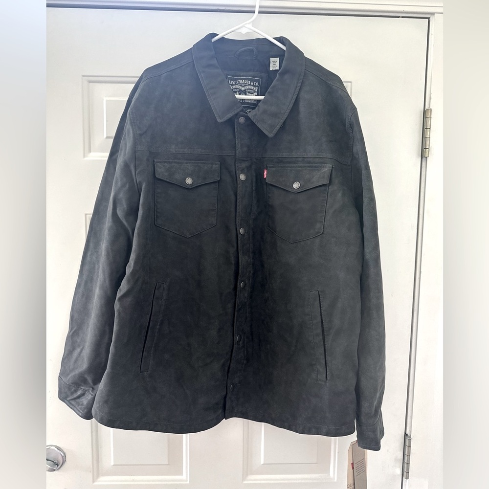 Levi's Black Lightweight Shirt Jacket XXL